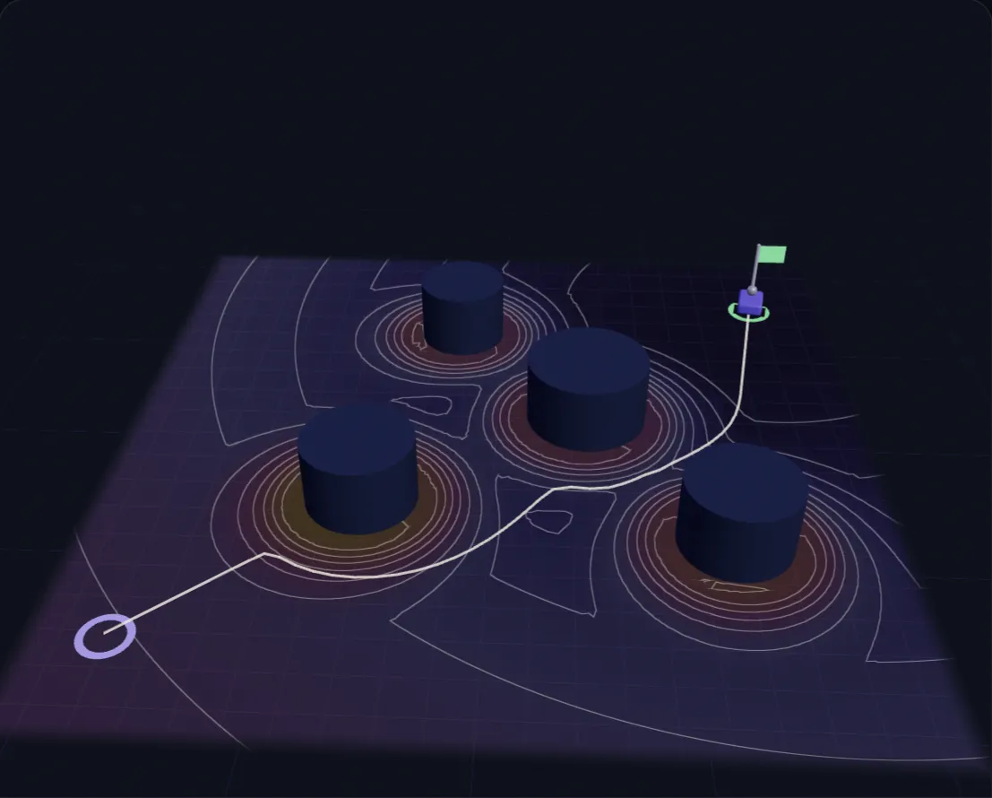 Potential Field Navigation lab preview